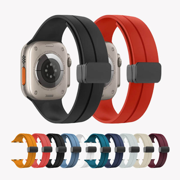 Bracelet à boucle déployante magnétique
